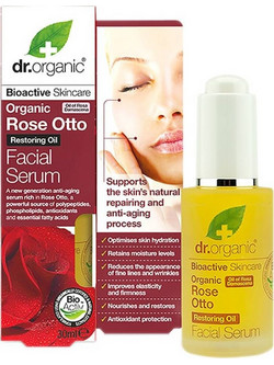Dr. Organic Rose Otto Facial Αντιγηραντικό Serum Προσώπου 30ml