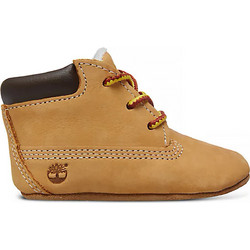 Timberland Crib Booties and Hat Βρεφικά Μποτάκια Αγκαλιάς Καφέ TB09589R231