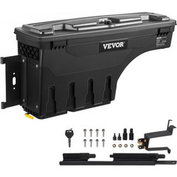 VEVOR Κουτί Αποθήκευσης Φορτηγού, Αδιάβροχο, 20L, Chevrolet Silverado/GMC Sierra 2019-2021, Αριστερή Πλευρά, Μαύρο KCLJGJXJSYCBDIFK7V0