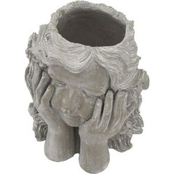 Artekko Κασπώ Τσιμεντένιο Γκρι 23x20x29cm