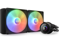 NZXT Kraken 280 Black Υδρόψυξη CPU 140mm RGB για Socket 115x / AM4 / TR4 / 1200 / sTRX4 / 1700 / AM5