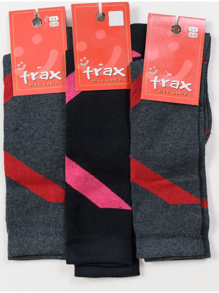 Βαμβακερές κάλτσες TRAX 3 Pack Combo 02501-2 - MULTICOLOR