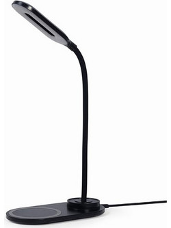 GEMBIRD DESK LAMP WITH WIRELESS CHARGER BLACK