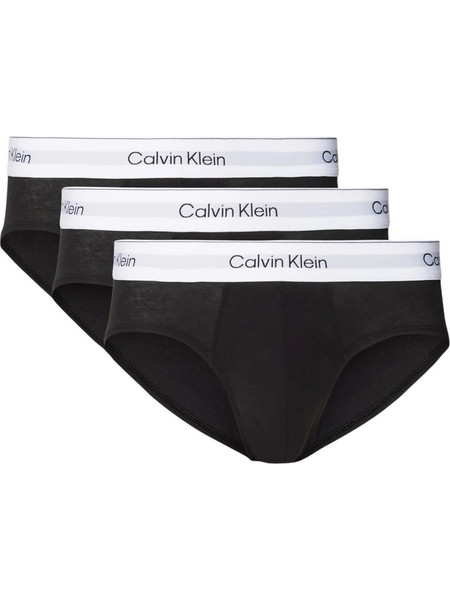 Calvin Klein Ανδρικά Σλιπ Βαμβακερά Μαύρα 3Pack LV00NB4388-UB1
