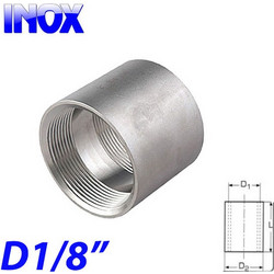 INOX 304 Μούφα 1/8"