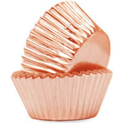 Scrap Cooking Θήκες για Cupcake σε Χρώμα Ροζ Χρυσό (48 τεμ)