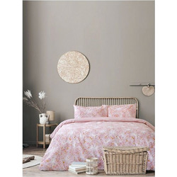 Kocoon Σετ Σεντόνια Μονά Βαμβακερά 160x270 Papillon Pink