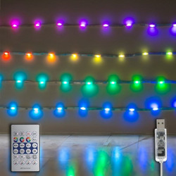 Ταινία Led Smart RGBW με USB &amp Χειριστήριο 2.45m