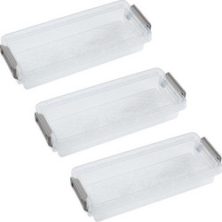 Κουτί Organizer Πλαστικό 20.4x8x3.7cm - 3 τμχ