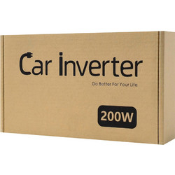 POWERTECH inverter αυτοκινήτου PTL-023, 200W, 12V DC σε 220V AC, με USB-C/3x USB
