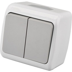 Entac 105 Stephan surface mounted wall switch serial switch IP54