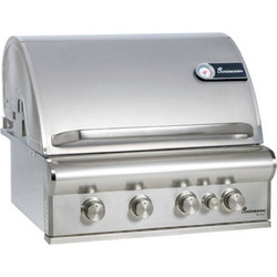 Landmann Ardor PTS+ 5.0+ Inox Ψησταριά Υγραερίου με 4 Εστίες 17.5kW Επιφάνειας 71x49cm 12113