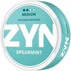 Nicotine Pouches ZYN Spearmint Slim Strong 8 mg/gr (6,5mg/pouch)
