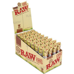 Raw Αλεύκαντο King Size Κώνος Συσκευασία 32 Τεμαχίων