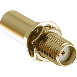 E-zy EZ-SMAB195 SMA Bulkhead Crimp connector for 195, RG-58 series cable