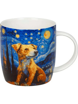 Κούπα Arty Animals Van Gogh's Dog 1172752919 400ml Multi Konitz Πορσελάνη