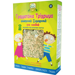 Βιολογικά Παιδικά Ζυμαρικά Τρίχρωμα Γραμματάκια 500gr Βιοτροφός