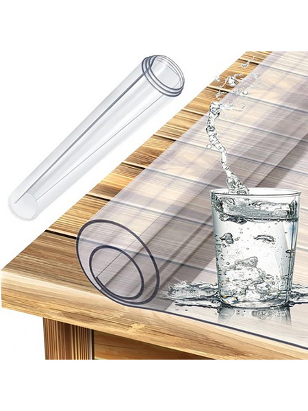 Προστατευτικό Γραφείου Διάφανο PVC 120x60 cm Πάχους 1 mm Ruhhy