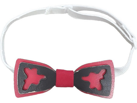 Παπιγιόν Ξύλινο Black Red 81800020005