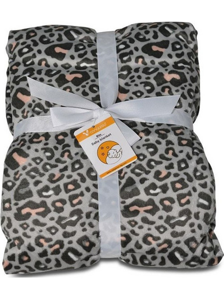 Cangaroo Bliss Κουβέρτα Αγκαλιάς Fleece 75x105 Γκρι
