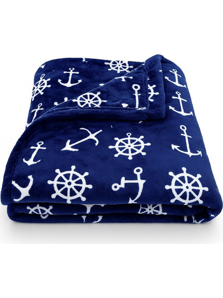 Κουβέρτα Fleece 150x200cm Carbotex Mix Anchor 3122