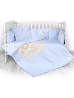 Lorelli Bear Party Σετ Κούνιας Blue 4τμχ 20800143701