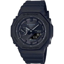 Casio G-Shock Ανδρικό Ρολόι Χρονογράφος με Μαύρο Καουτσούκ Λουράκι GA-2100-1A1ER