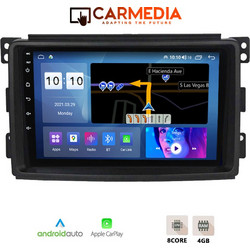 Carmedia CMDU409-3 Smart 2007-2010 Ηχοσύστημα Αυτοκινήτου με Οθόνη Αφής & GPS