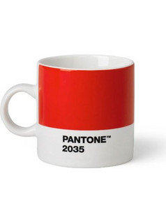 Pantone Φλιτζάνι Espresso Πορσελάνης Κόκκινο 2035
