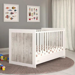 Asterias Bebe Emily Πολυμορφική Κούνια για Στρώμα 70x140cm Λευκή