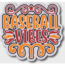 Αυτοκόλλητο Baseball vibes st1472