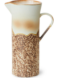 Κανάτα κεραμική HKliving 70s Shell 10,2 x 11,9 x 24 cm/1200 ml