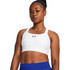 Under Armour HeatGear High Αθλητικό Μπουστάκι με Υψηλή Στήριξη Λευκό 1379195-100