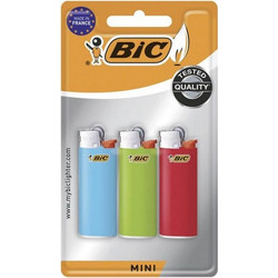 BIC Αναπτήρας Μίνι J25 3 Τεμάχια