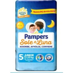 PAMPERS SOLE LUNA N.5 11-25KG 15T