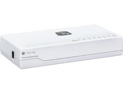 Techly I-SWHUB-080TY Unmanaged L2 Switch με 8 Θύρες Ethernet 100Mbps και 8 SFP Θύρες