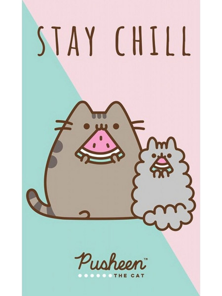 Pusheen Stay Chill hand towel, face towel, towel 30x50 cm