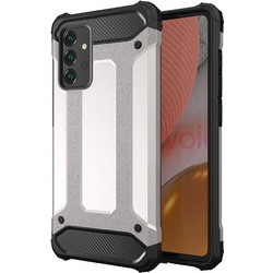 Hurtel Hybrid Armor Case for Samsung Galaxy A26 - Silver - (Hybrid Armor Samsung Galaxy A26 Silver)