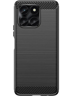 Hurtel Carbon Case for Honor X6a - black - (Carbon Case Honor X6a Black)