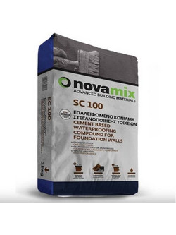 Novamix SC100 τσιμεντοειδές στεγανωτικό 00067 γκρι 25κιλ