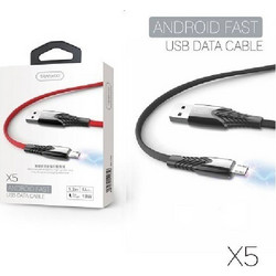 Tranyoo Καλώδιο Γρήγορης Φόρτισης Android 18W 1m 5S X5-V - Android Fast Charger Cable 20891