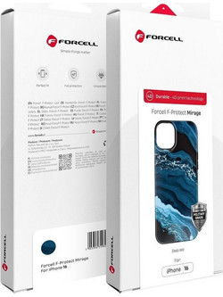 FORCELL F-Protect Mirage, Military Drop-Tested Case Compatible With Magsafe For Iphone 15 Pro Deep sea
