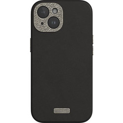 Moshi Napa Magsafe - Leather Case For Iphone 15 (Midnight Black) - (99MO231101)