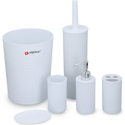 Alpina - bathroom set 6 elements (white) - (8711252179889_WHITE)