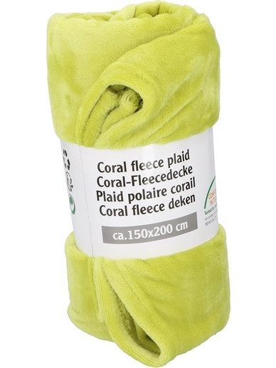 Blanket 150x200cm (yellow) - (8711252031477YELLOW)