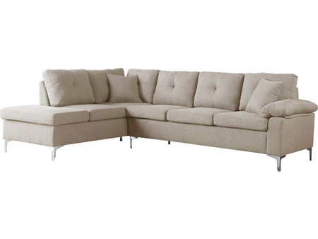 HomeMarkt Γωνιακός Καναπές Αριστερή Γωνία 282x197x90cm HM3086L