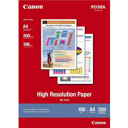 Canon High Resolution Paper A4 106g/m 200 Φύλλα (1033A001)