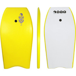 SCK Bodyboard 42" Με Leash Καρπού Κίτρινο