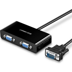 Ugreen VGA 1x2 splitter - μαύρο (40254)