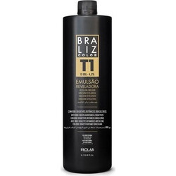 Braliz Color T1 Revealing Emulsion Οξυζενέ Μαλλιών 4.5% 15 Vol 1lt